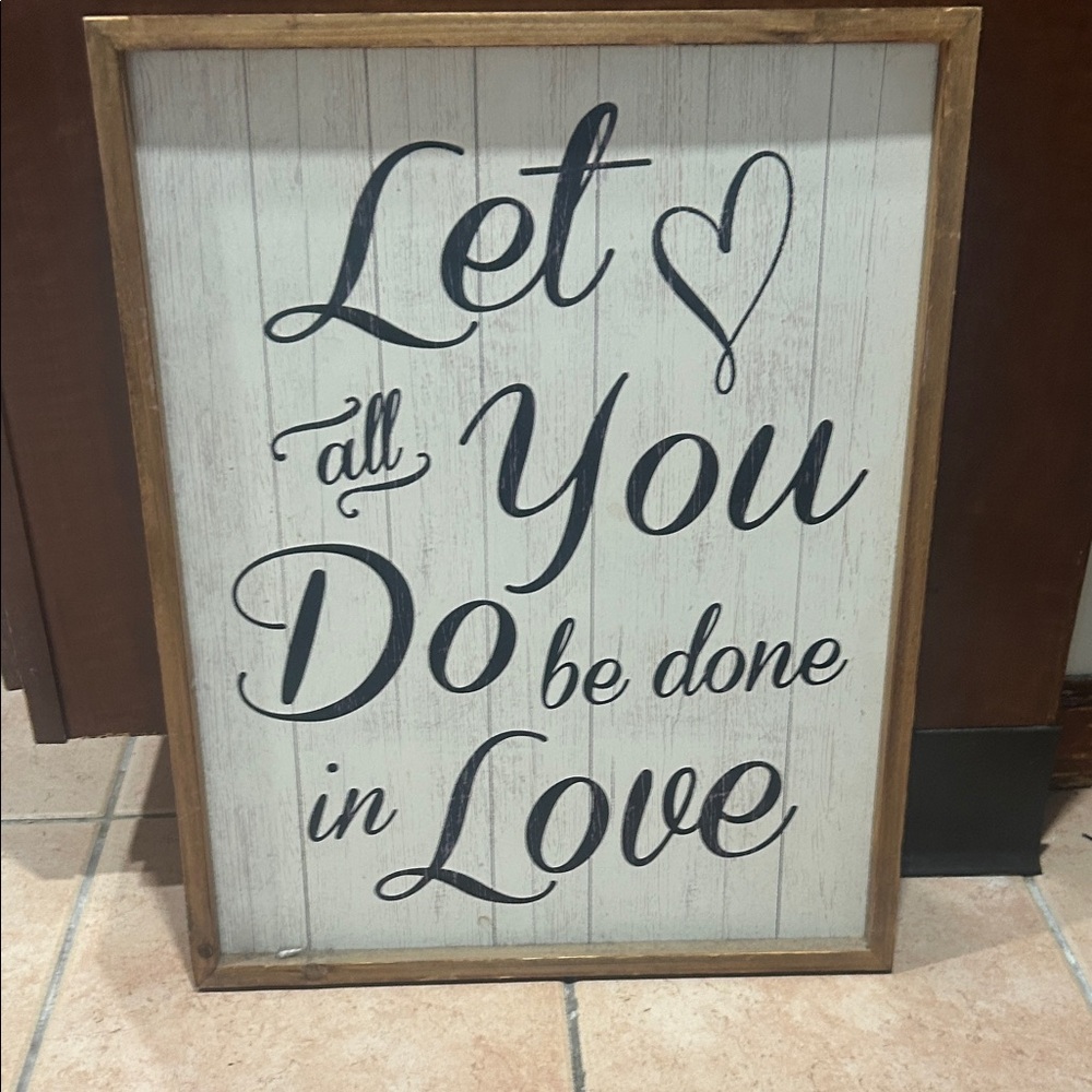 Studio Decor Black Script Love Wall Art